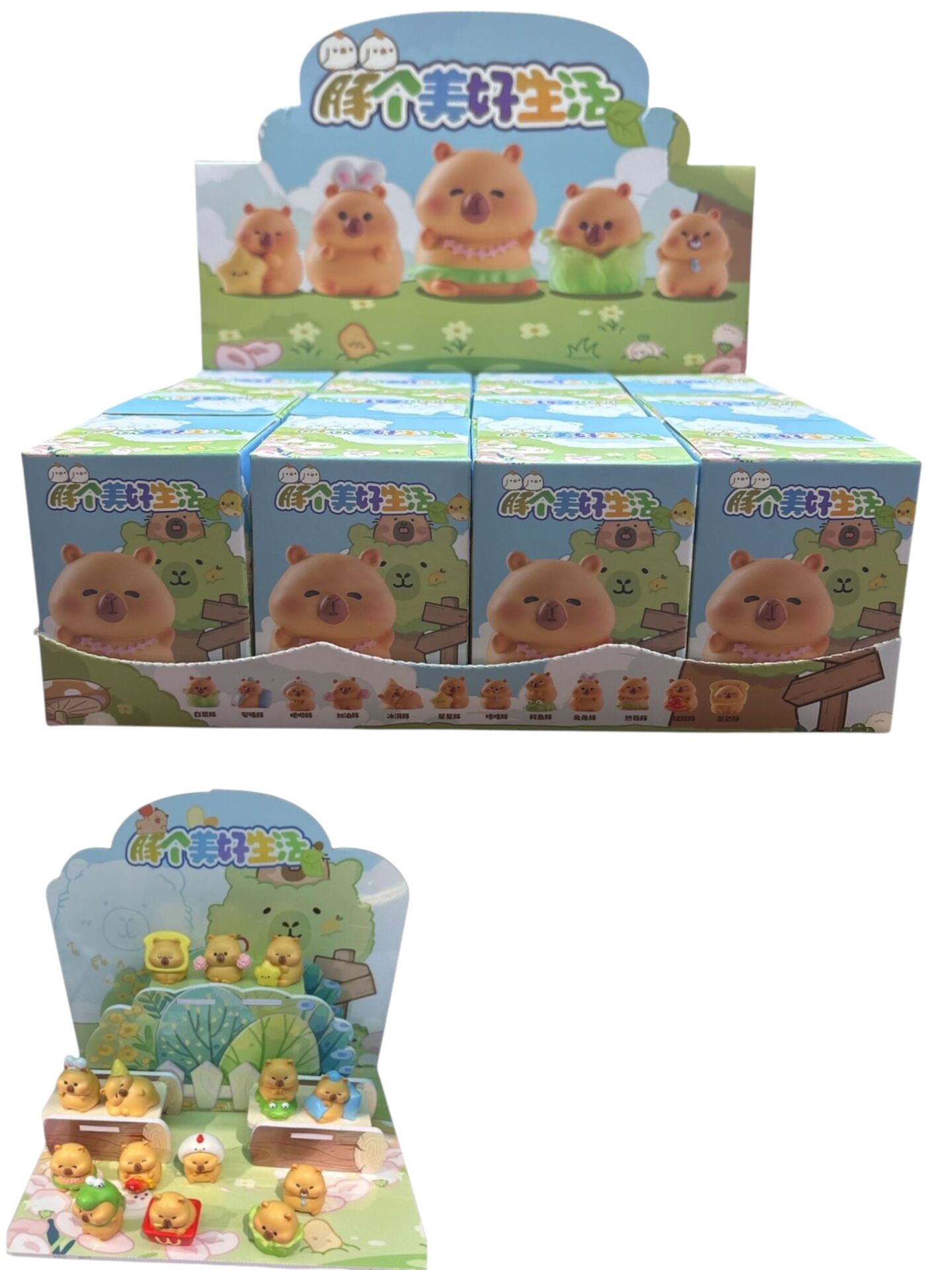 KZL-2505036 BLIND BOX RESIN CAPIBERA ICBOX12-360