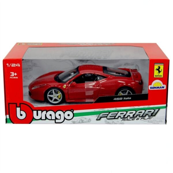 SUN-S00026003 BURAGO 1/24 FERRARI 458 ITALIA 12