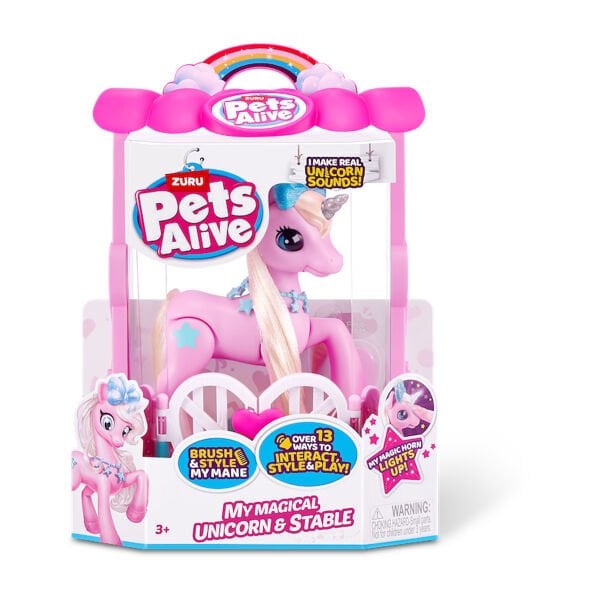 GPH-PEL02000-9545 PETS ALIVE UNICORN OYN SET 6