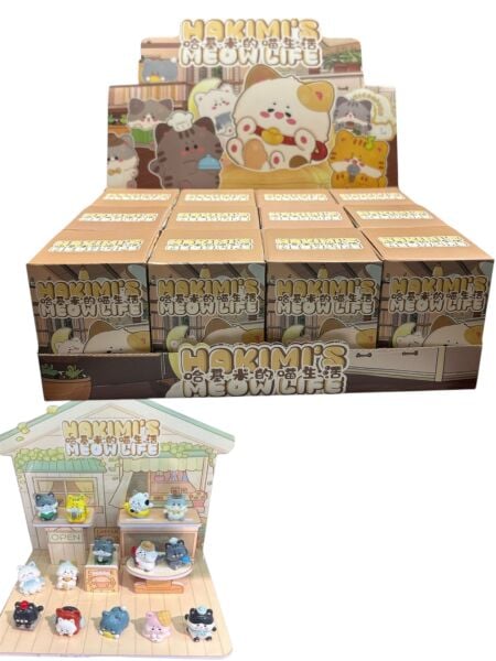 KZL-2505047 BLIND BOX RESIN SEVIMLI KEDILER ICBOX12- 360