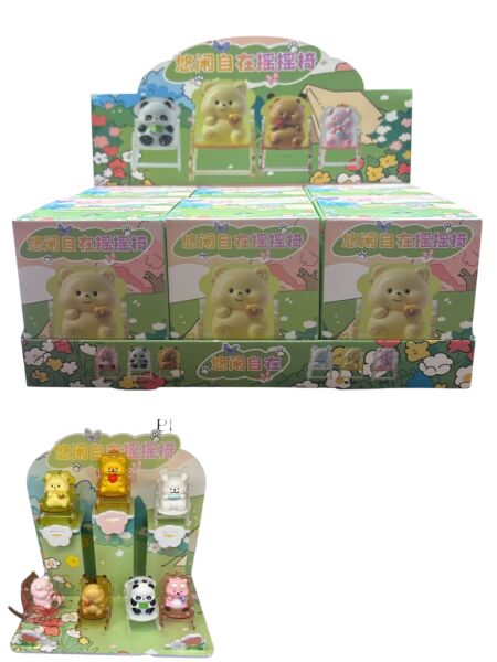 KZL-2505049 BLIND BOX RESIN SANDALYEDE HAYVANLAR  144