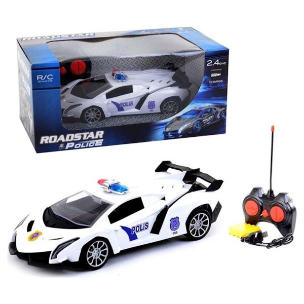 KAY-RD-002 ROADSTAR 1:16 SARJLI POLIS ARABASI 16