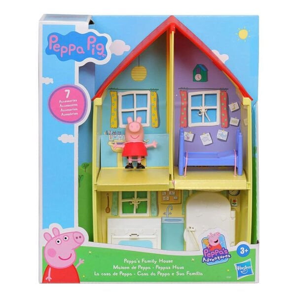 INT-F2167 PEP PEPPAS FAMILY HOUSE PLAY SET 2