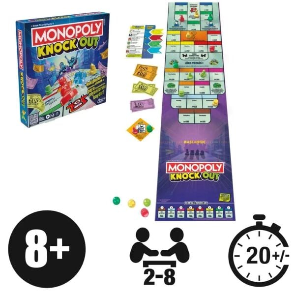 INT-F8995 MONOPOLY KNOCKOUT 6