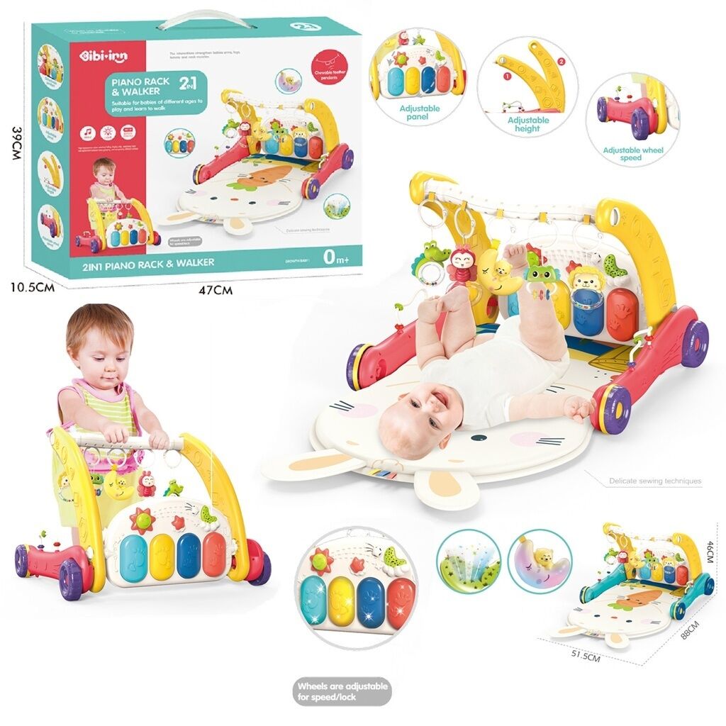 VAR-BIB-6016 PIYANOLU 2 IN 1 BEBEK YURUTECI VE HALI 8