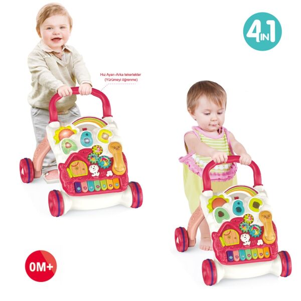 VAR-BIB-6018 PIYANOLU 4 IN 1 BEBEK YURUTECI 6