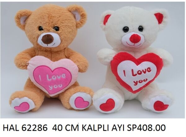 HAL-PL62286 40 CM I LOVE YOU KALPLI AYI 16