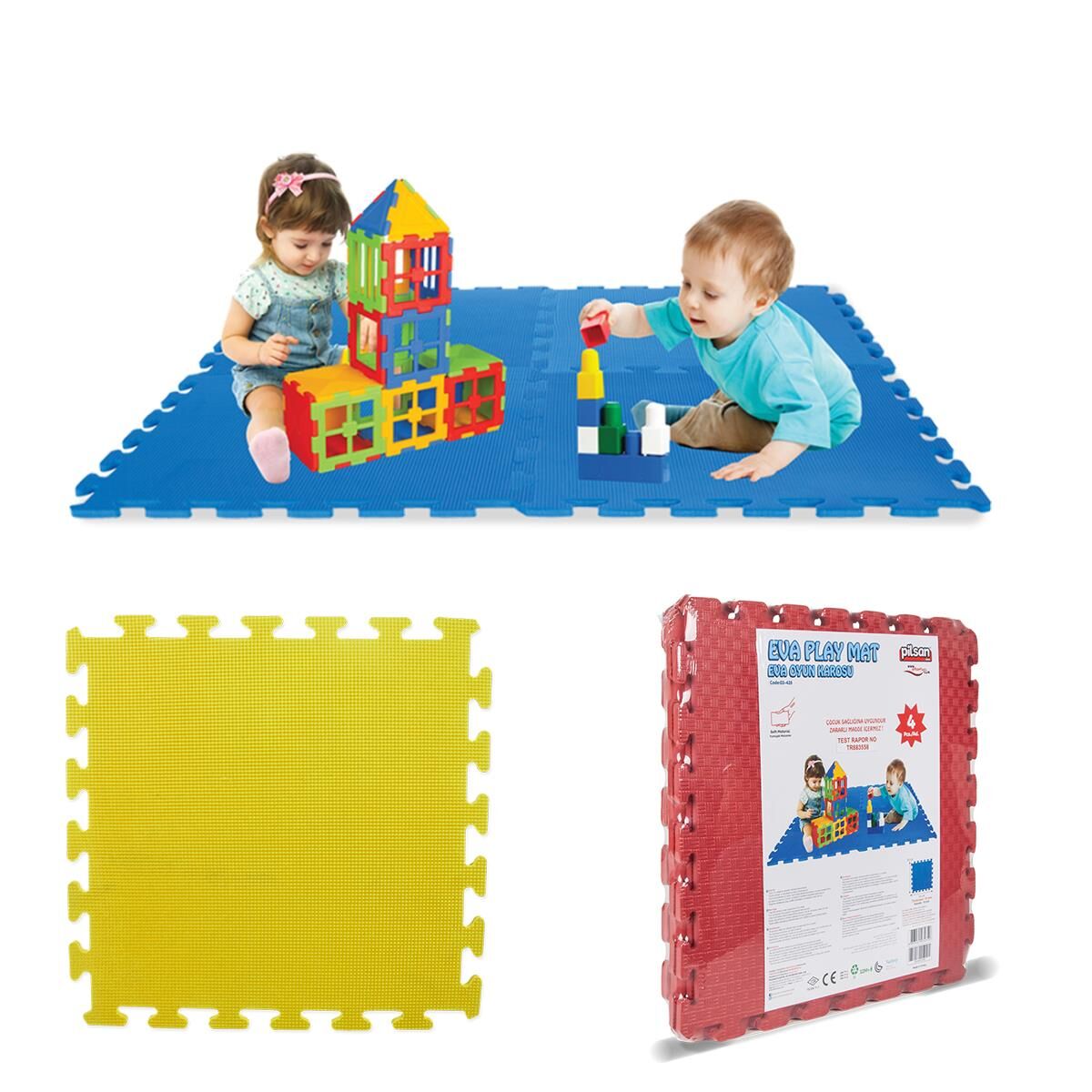 PLS-03-435 EVA OYUN KAROSU 500*500*10 KIRMIZI 12