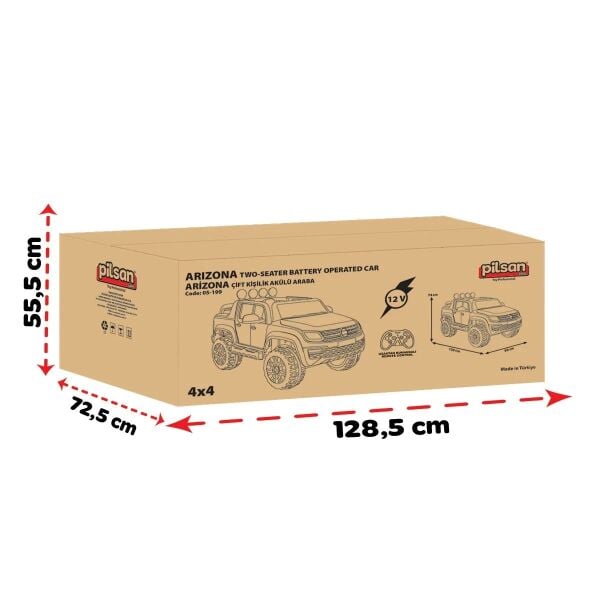 PLS-05-199 ARIZONA AKULU ARABA 12 V UZAKTAN KUM 1