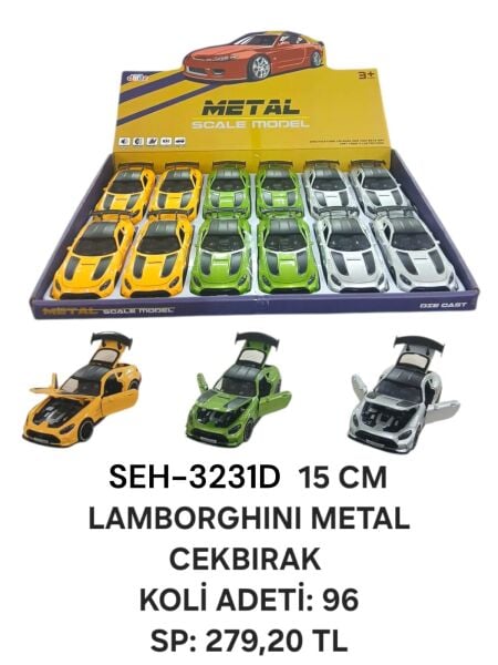 SEH-3231D 15 CM LAMBORGHINI METAL CEKBIRAK 96