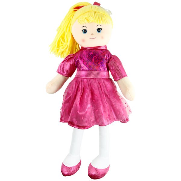 VAR-AY950C 50 CM PARLAK ELBISELI BEZ BEBEK 36