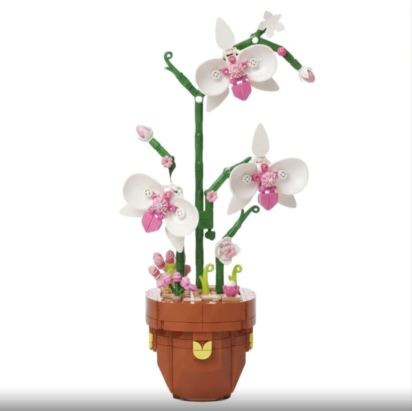 DOST-KELEBEK ORKIDE CICEK LEGO 24