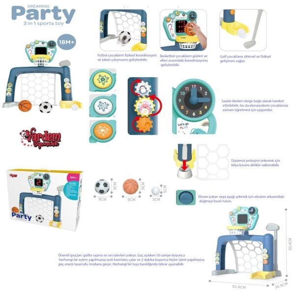 VAR-BAQ1908C FUTBOL BASKET VE GOLF OYUN SETI 4
