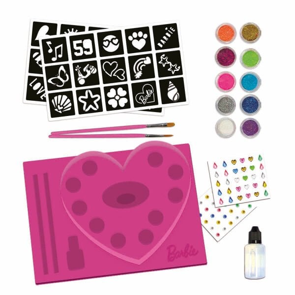 SUN-S00010095 HOBI SET BARBIE MY GLITTER TATTOO 6