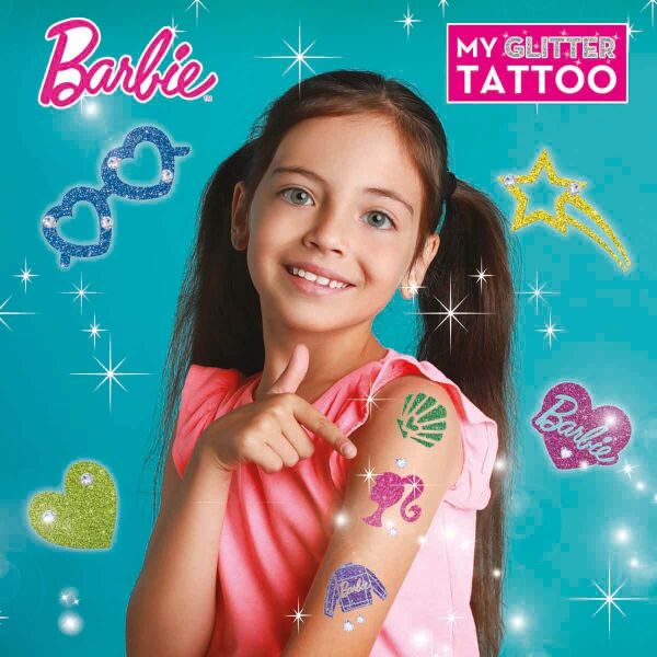 SUN-S00010095 HOBI SET BARBIE MY GLITTER TATTOO 6