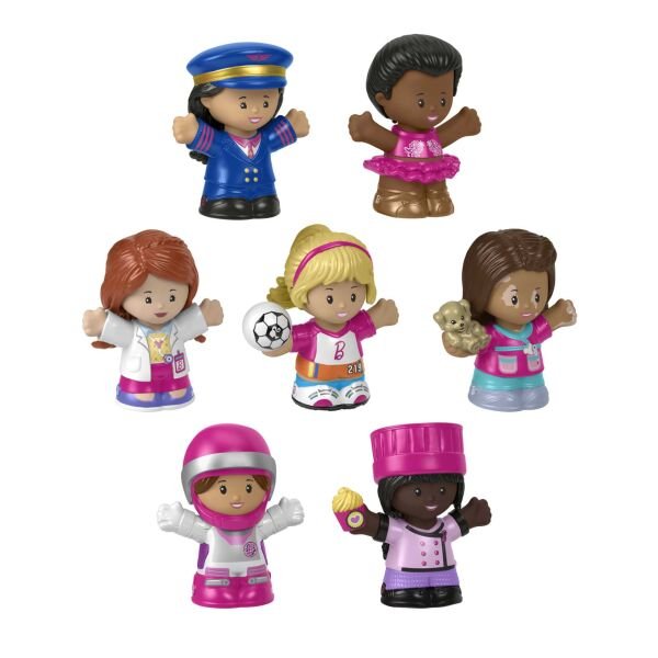 MATE-HCF58 LITTLE PEOPLE BARBIE FIGURLERI 4
