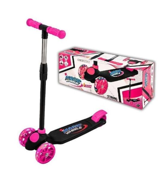 BEREN-2232 ISIKLI SCOOTER PEMBE 8