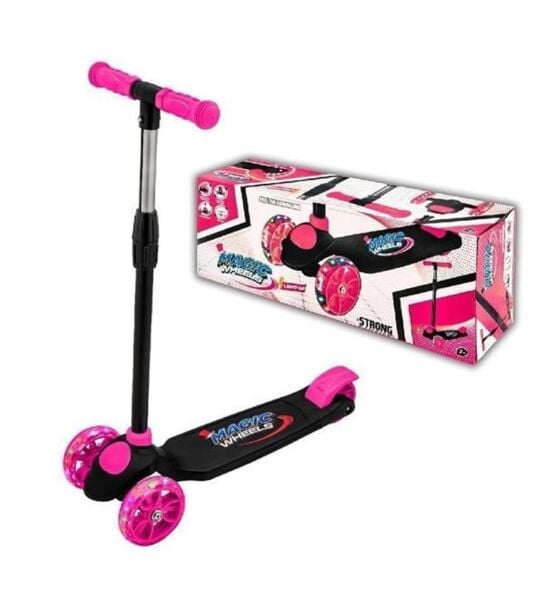 BEREN-2232 ISIKLI SCOOTER PEMBE 8