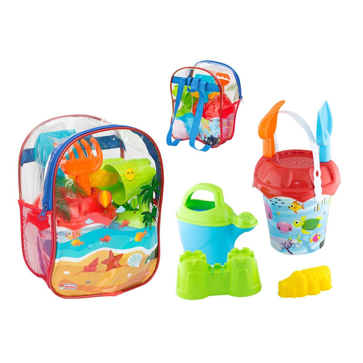 FEN-03499 RESIMLI SIRT CANTALI  PLAJ SET 20