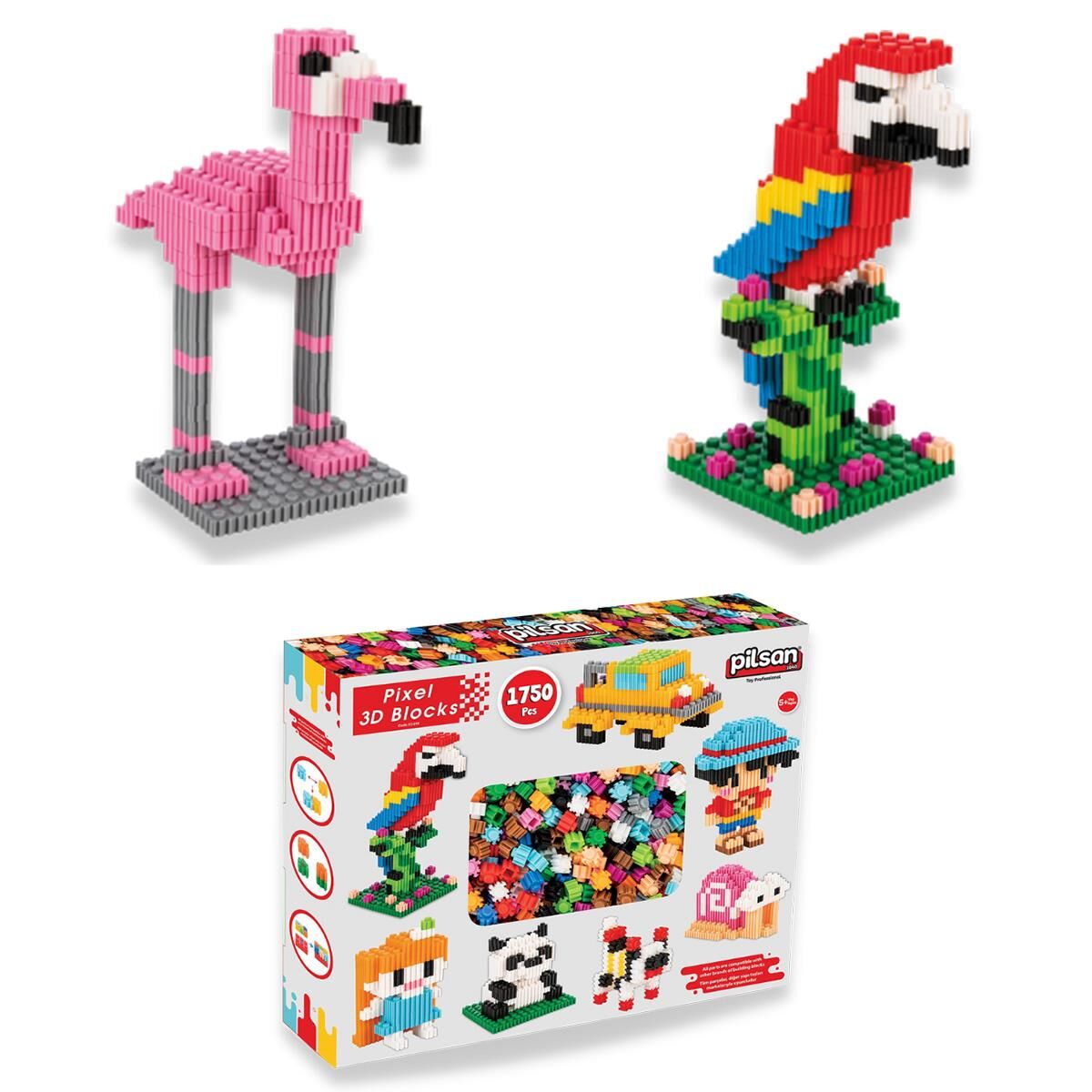 PLS-03-616 PIXEL 3D BLOKLAR 1750 PARCA 12