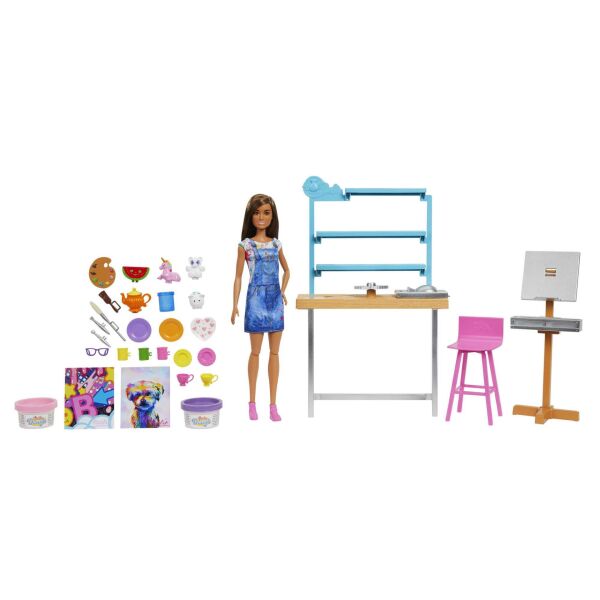 MATE-HCM85 BARBIE NIN SANAT EVI OYUN SETI 3