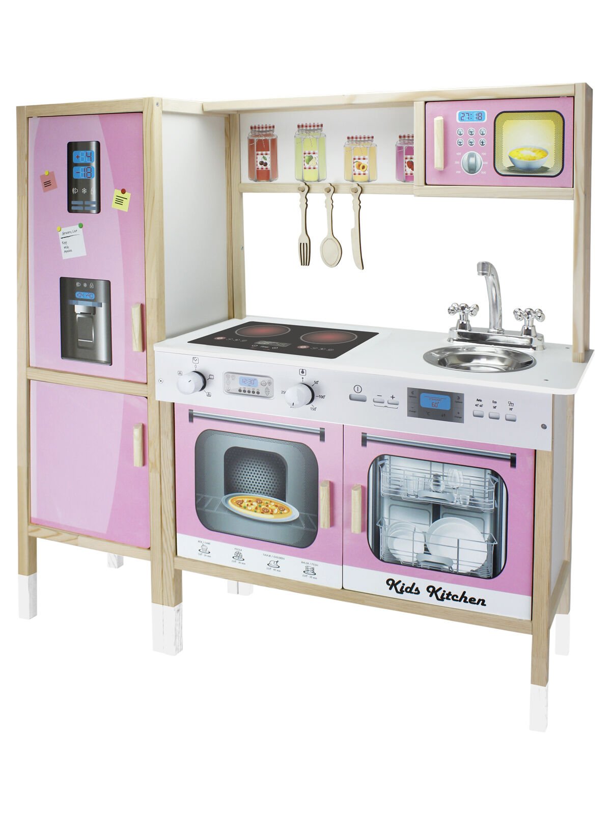 OKT-CG109 BUZDOLAPLI MUTFAK PEMBE LEDSIZ