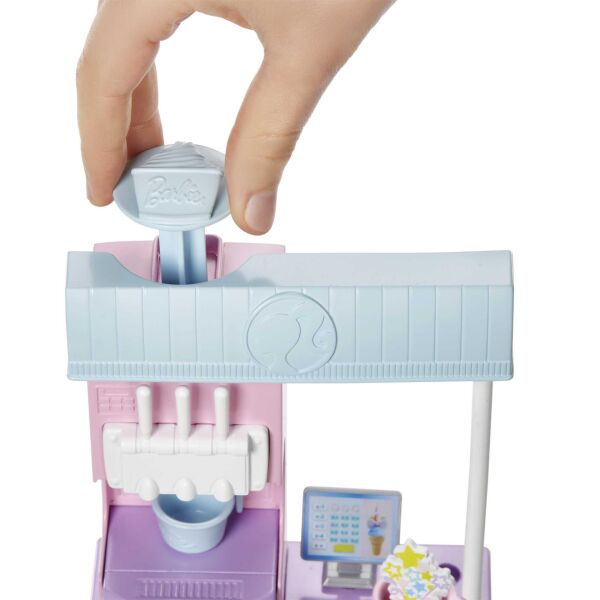 MATE-HCN46 BARBIE DONDURMA DUKKANI OYUN SETI 6