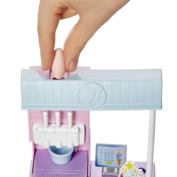 MATE-HCN46 BARBIE DONDURMA DUKKANI OYUN SETI 6