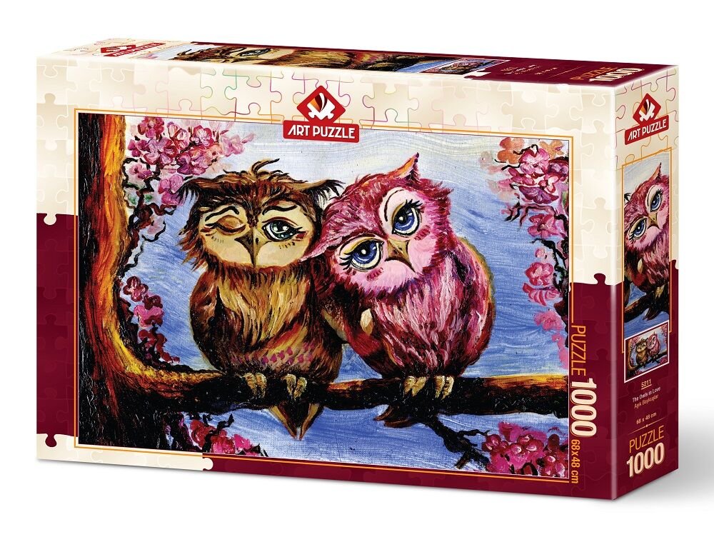 HD-5211 ART PUZZLE 1000 PRC. ASIK BAYKUSLAR 6