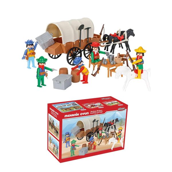 PLS-04-003 MINI MEKANIK SERISI 3 KOVBOY ARABASI 6