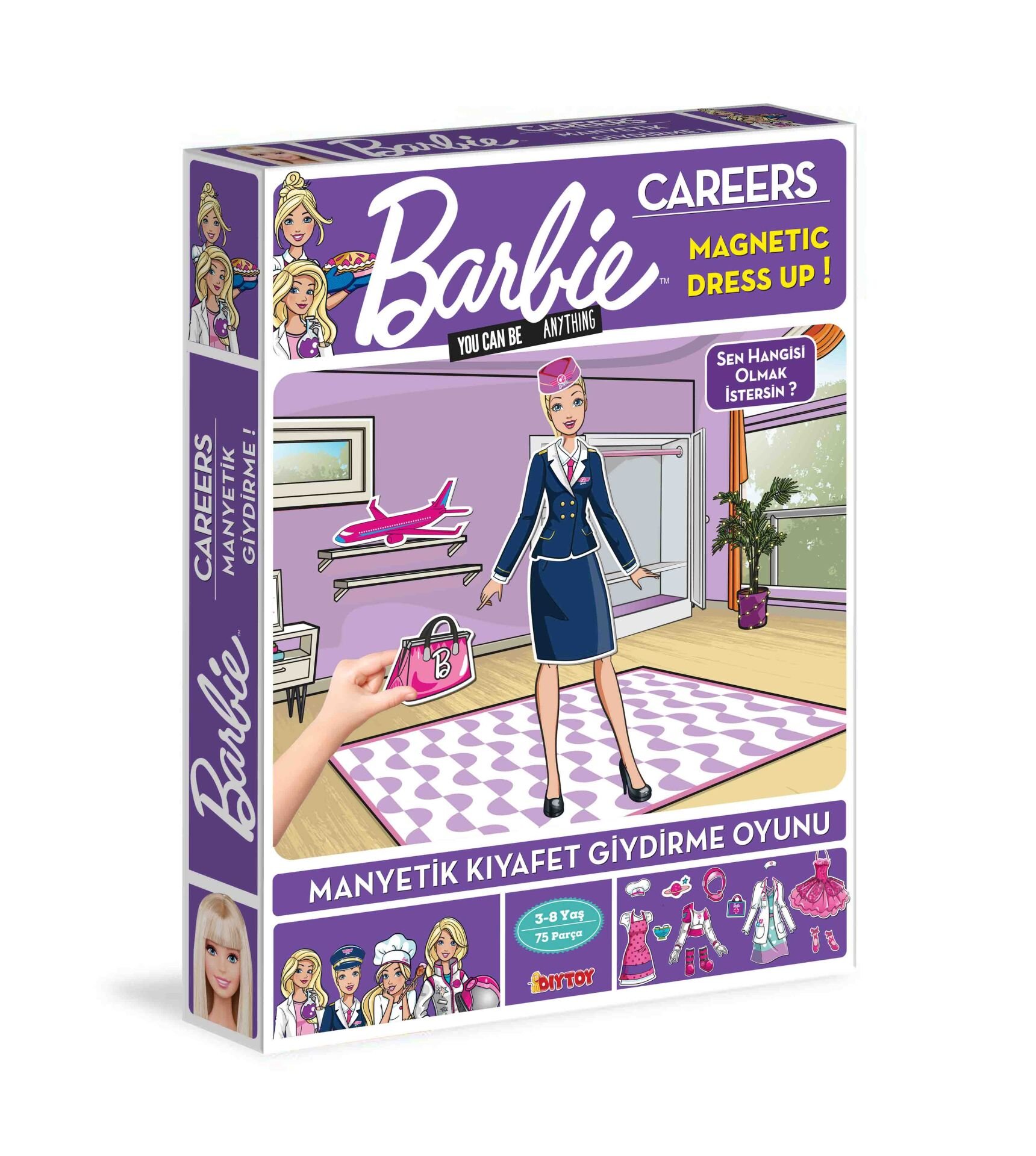 TABA-BRB1918 MANYETIK BARBIE CAREERS 36