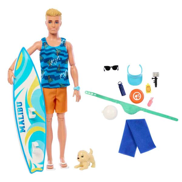 MATE-HPT50 BARBIE KEN  SORF YAPIYOR OYUN SETI 6