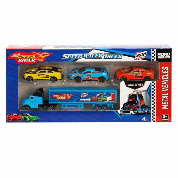 TOY-40 TIR SETI 3 LU METAL ARABALI 72