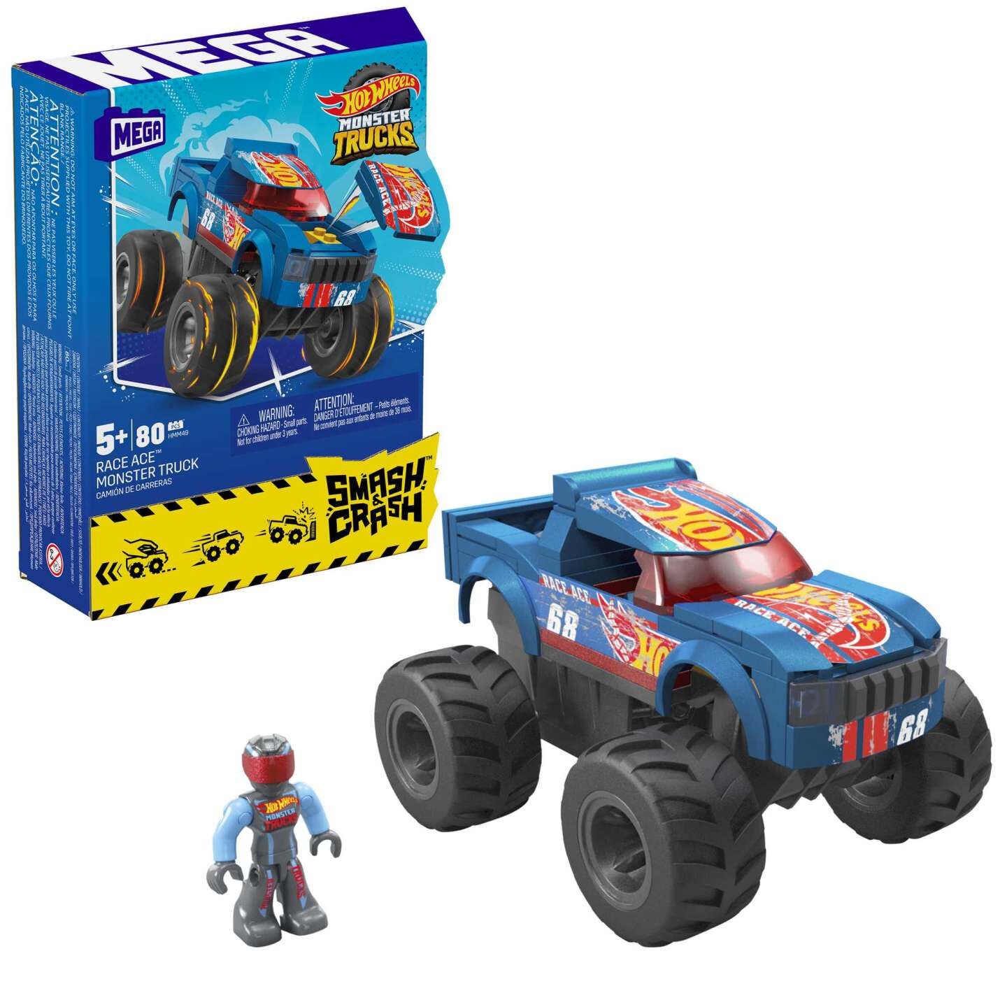 MATE-HMM49 MEGA HW SMASH N CRASH MONSTER TRUCK 5