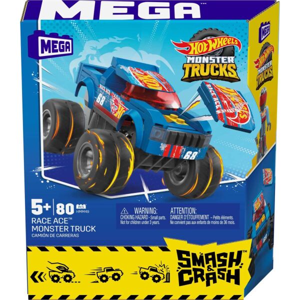 MATE-HMM49 MEGA HW SMASH N CRASH MONSTER TRUCK 5
