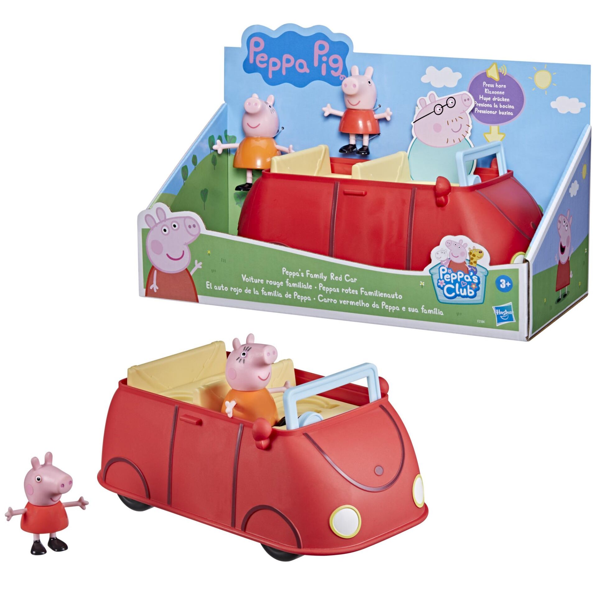 INT-F2184 PEPPA PIG KIRMIZI ILE ARACI  2