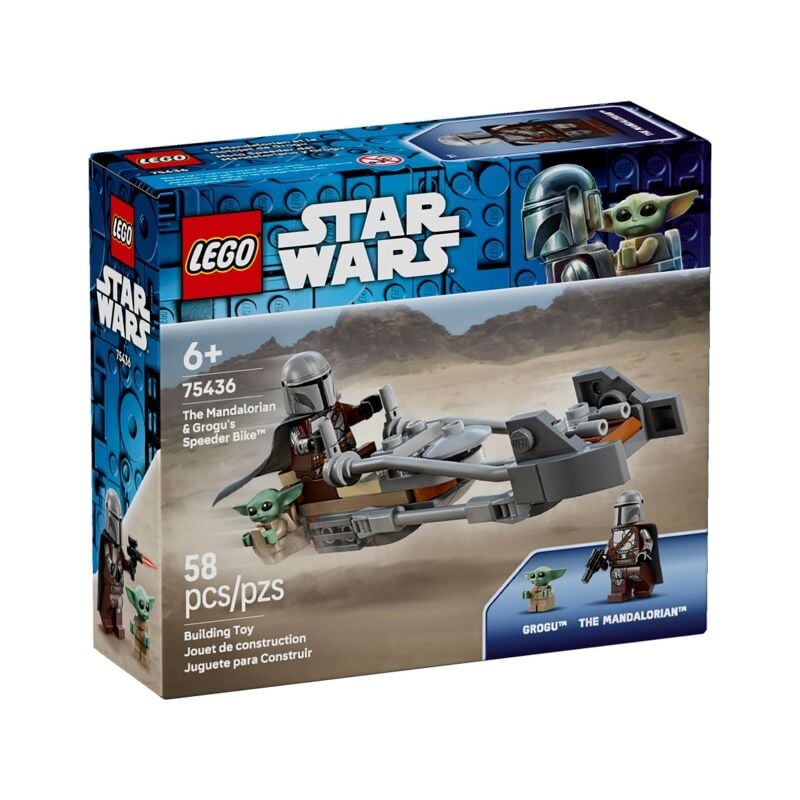 ADOL-LSW75436 MANDALORIAN VE GROGU MOTOSIKLETI 4