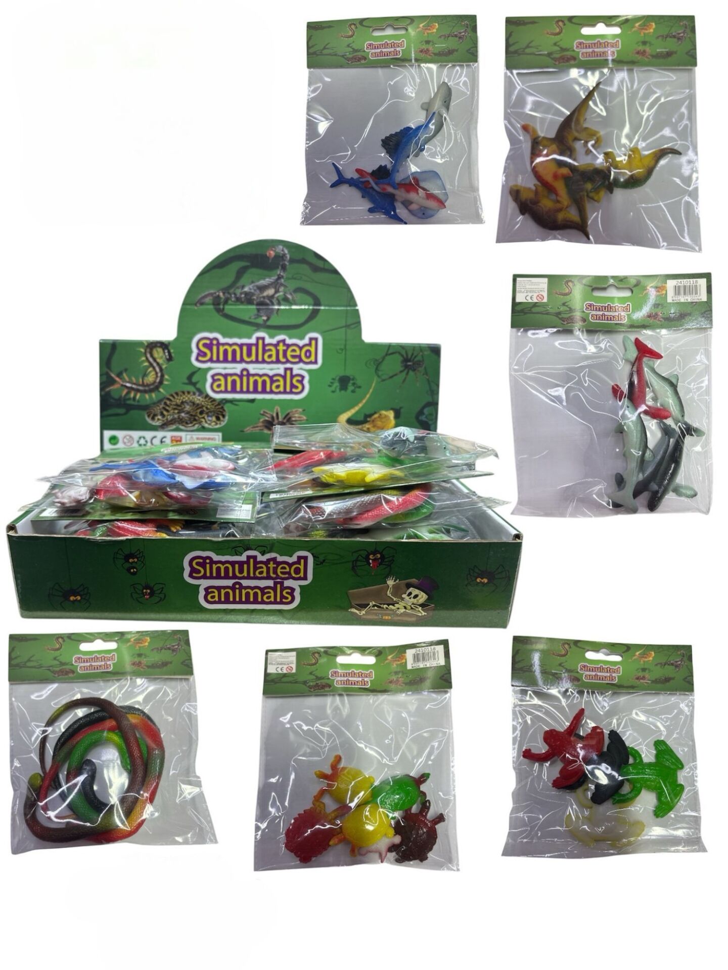 KZL-2410118 SOFT HAYVANLAR PVC BOX 18LI- 6ASS - 216