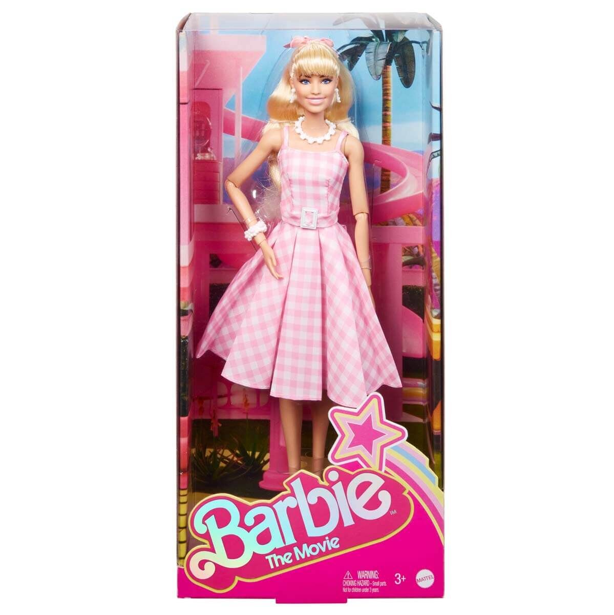 MATE-HPJ96 BARBIE PEMBE ELBISELI BEBEK 3