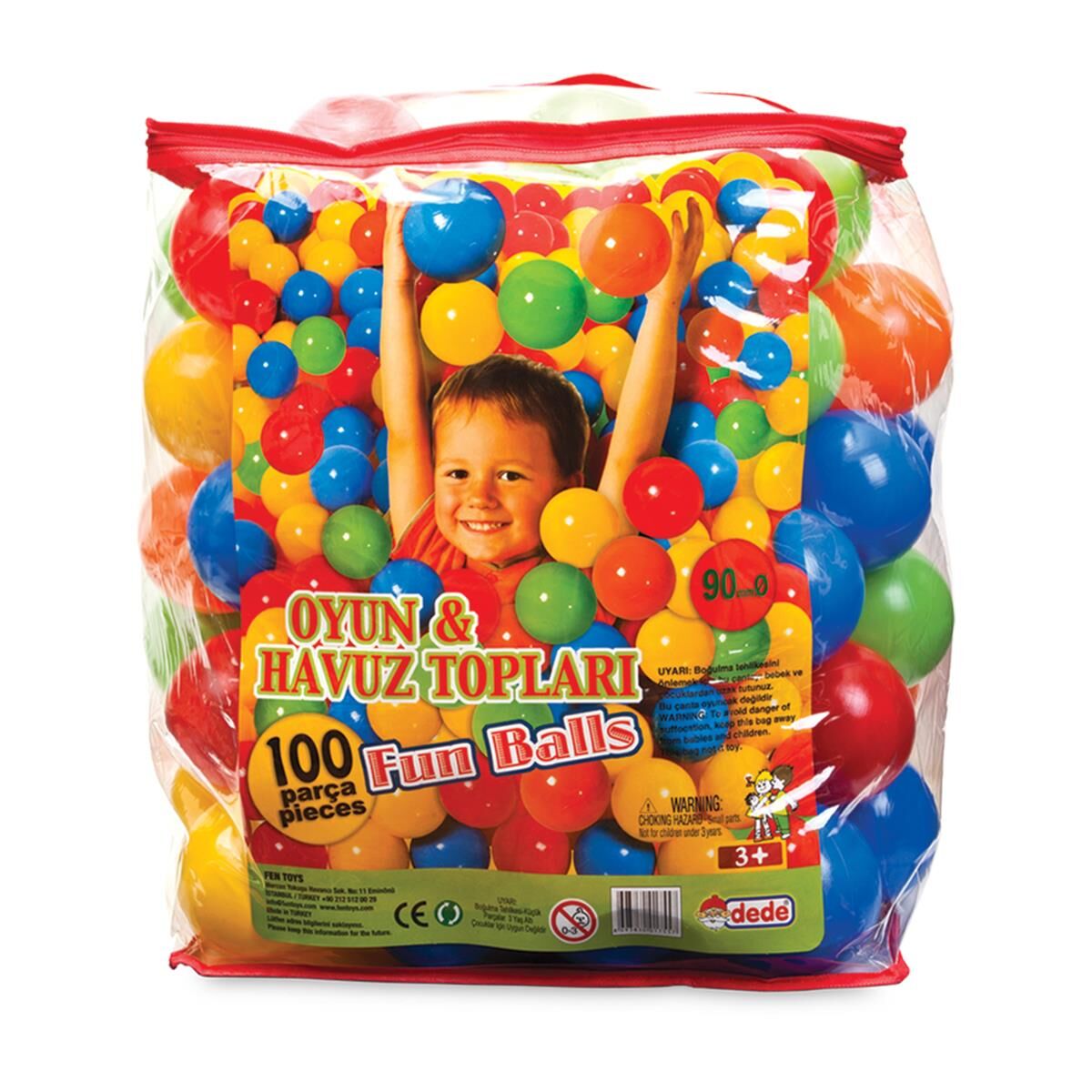 FEN-01755 OYUN HAVUZU TOPU 9CM 4