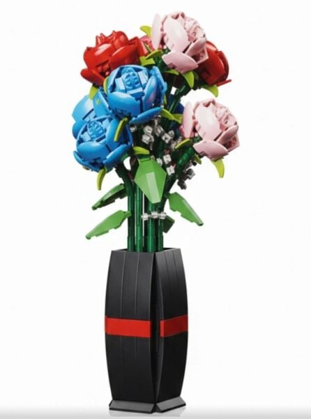 DOST-GUL BUKETI 9 LU CICEK LEGO 12