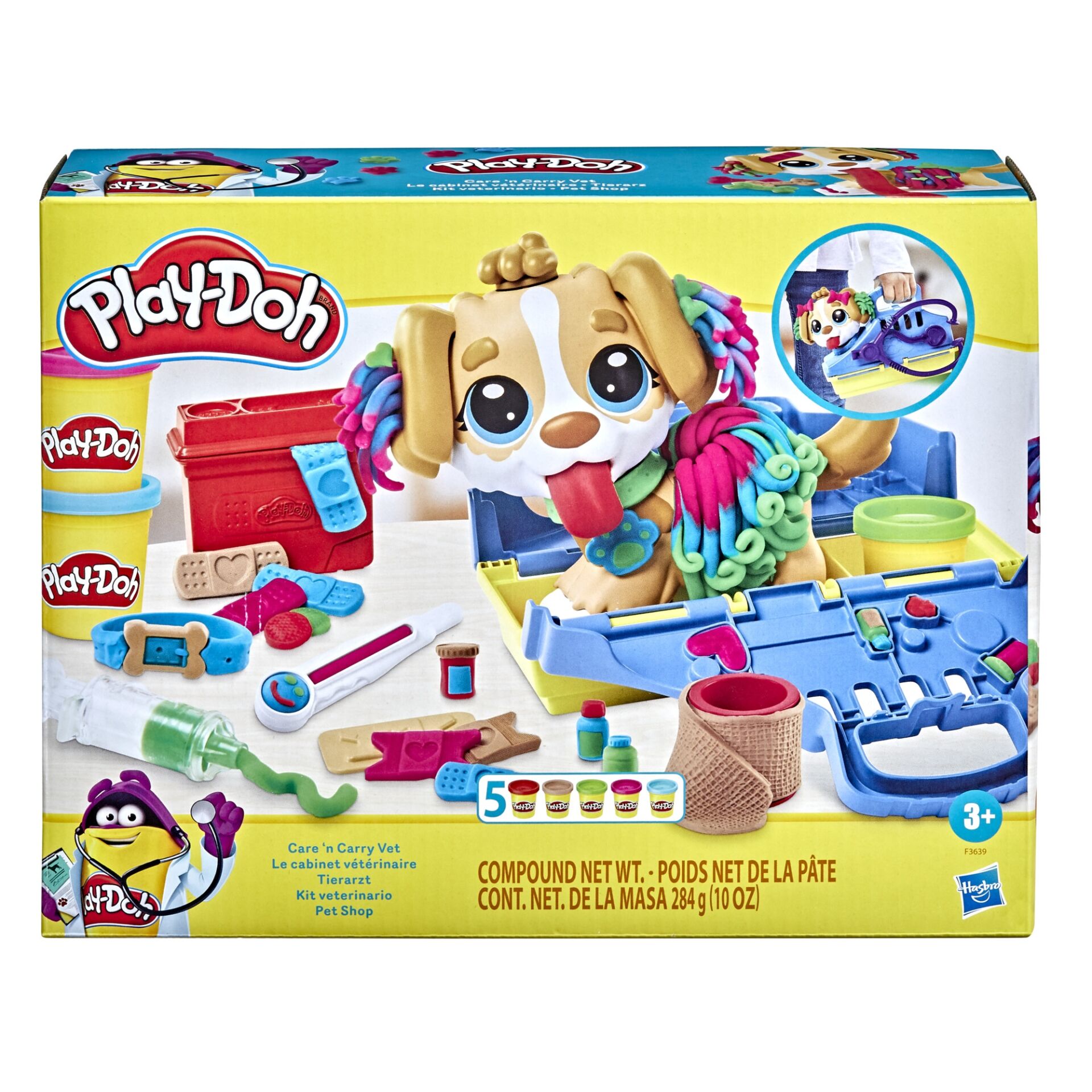 INT-F3639 PLAY DOH VETERINER SETI 3