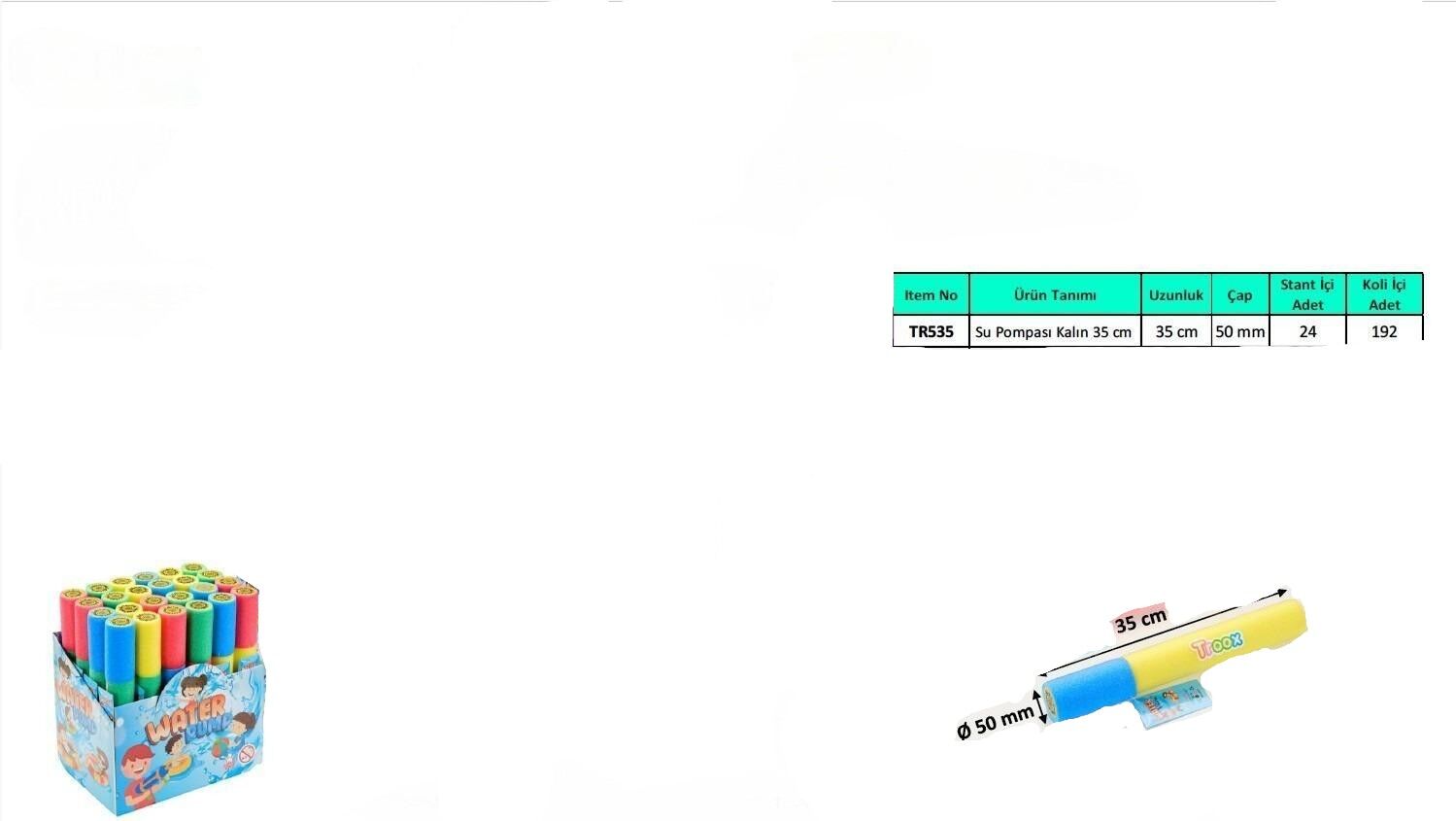 KZL-TR535 SU POMPASI 35CM STAND 24 K 192