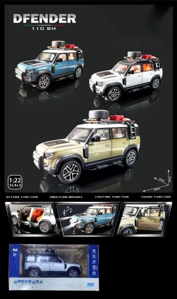 KZL-0783-347 RANGE ROVER 1:24 ISIKLI SESLI KUTULU-18