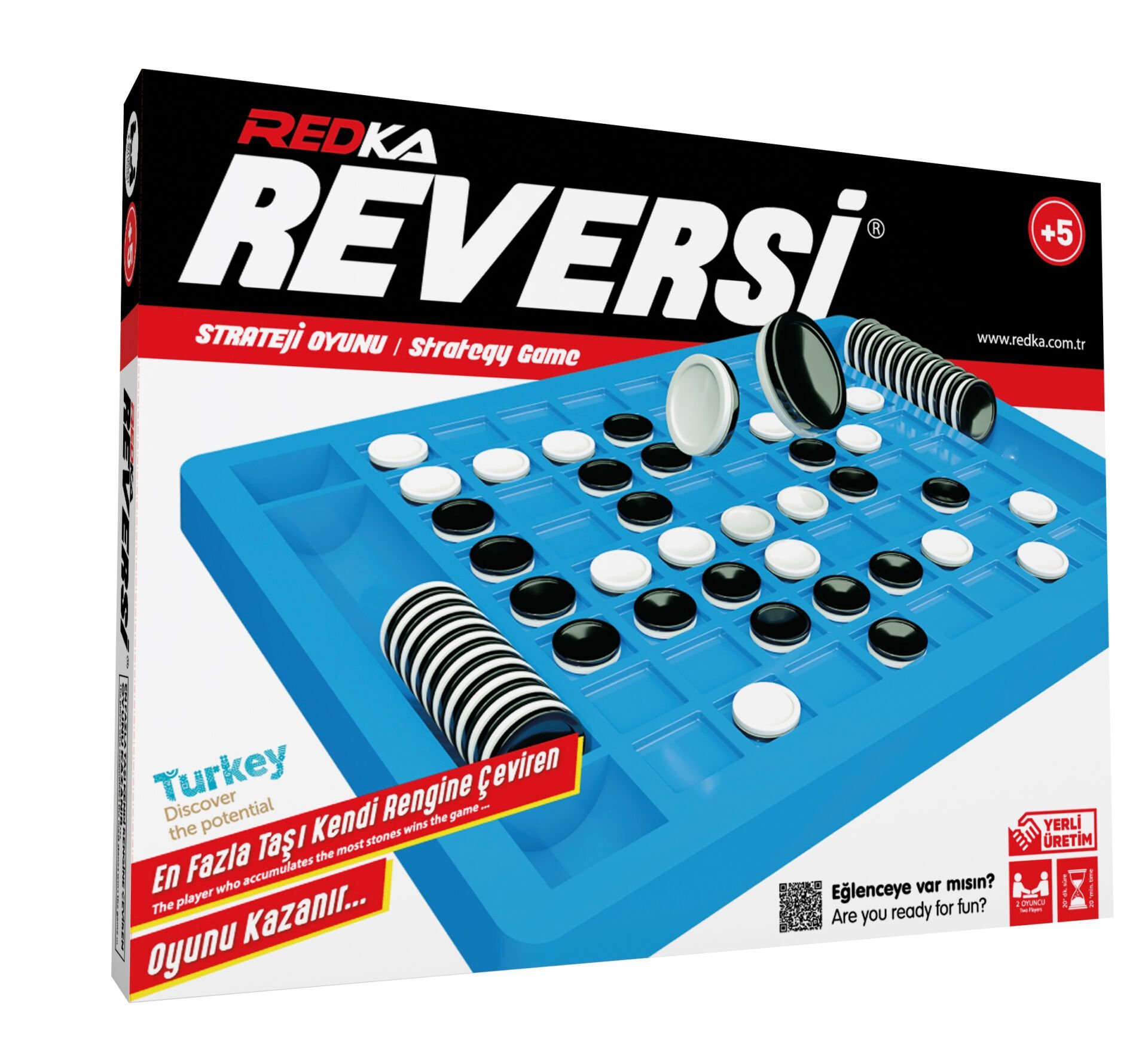RED-RD5281 PLASTIK REVERSI AKIL OYUNU 24
