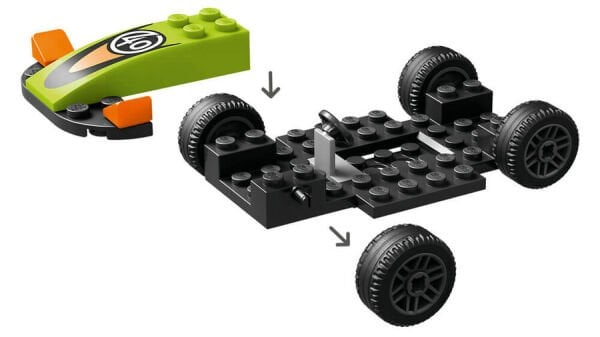 ADOL-LSC60399 GREEN RACE CAR 4