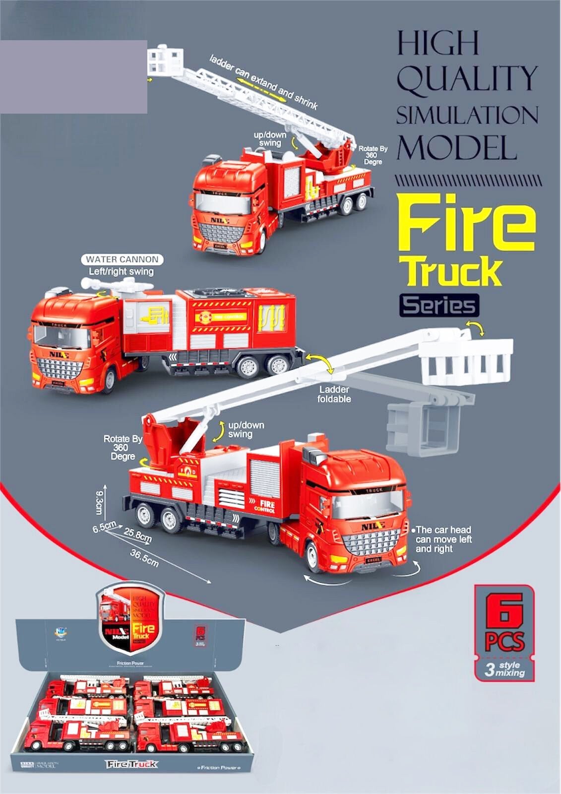 KZL-706-45 SURTMELI  ITFAIYE ARACLARI 3ASS (36-48)