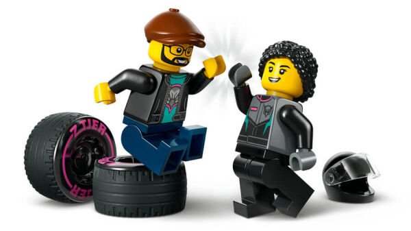 ADOL-LSC60406 RACE CAR W CAR CARRIER TRUCK 4