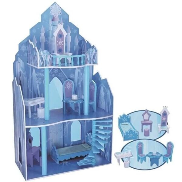 MEGA-4111 BUZLAR PRENSESI AHSAP EV 1