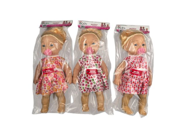 SMSK-8567 KONUSAN VE AGLAYAN KIZ BEBEK 34 CM 40
